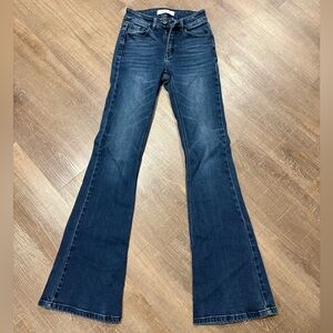 KanCan Dark Blue Flare Jeans